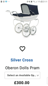 silver cross dolls prams for sale second hand